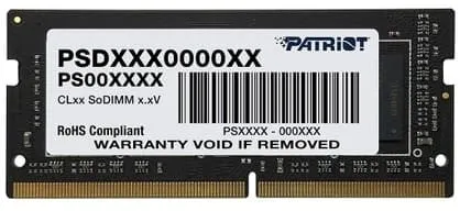 Модуль памяти Patriot Signature PSD44G266681S, DDR4 SO-DIMM, 4 ГБ, 2666 МГц, CL19, фото 2