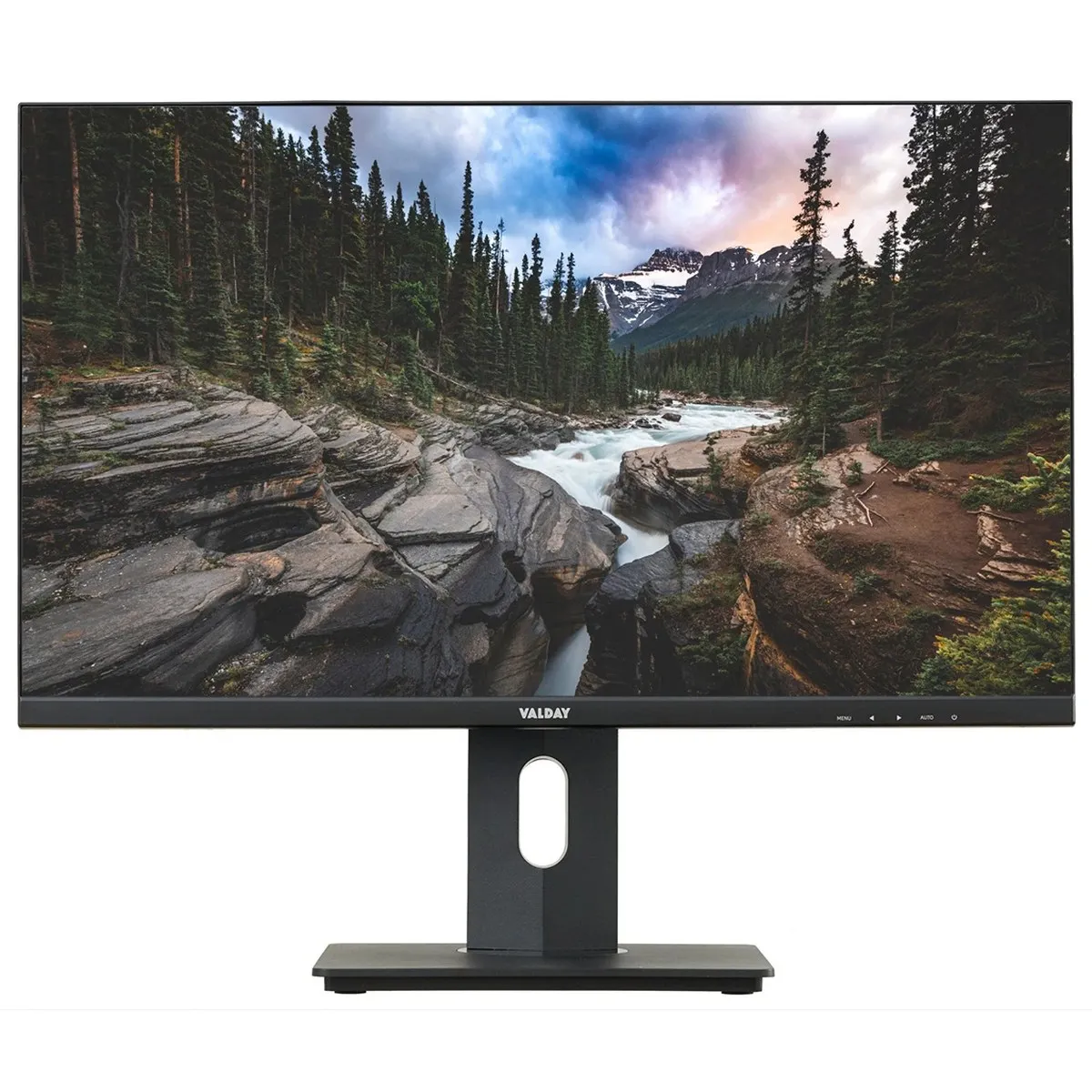Монитор VALDAY IP238VL1, 23.8", IPS, 1920x1080, 75 Гц, HDMI/DP/VGA
