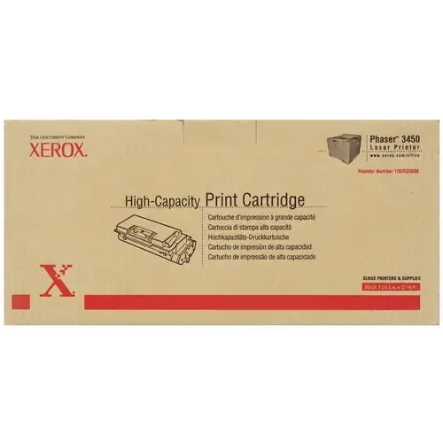 Картридж Xerox 106R00688, чёрный, 10000 страниц, для Phaser 3450, фото 2