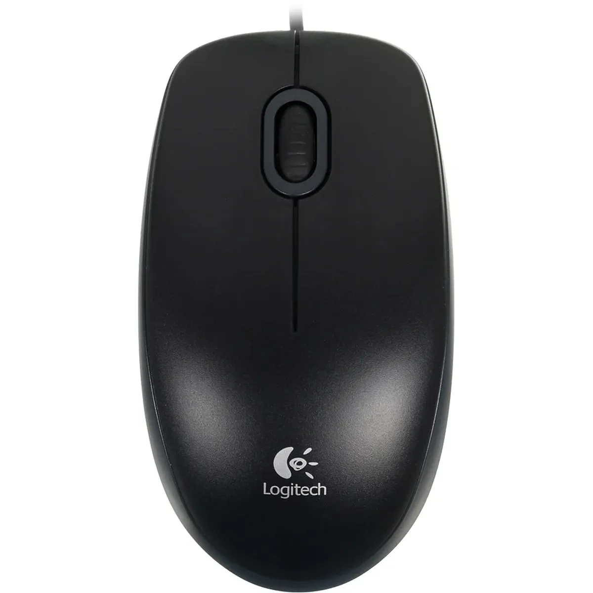 Мышь Logitech B100, оптическая, 800 DPI, USB Type-A, черная