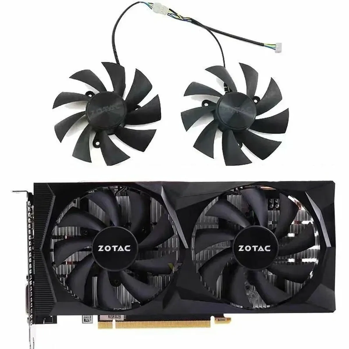 Вентилятор Zotac GA92A2H для видеокарт, 87 мм, 4-контактный, 12 В