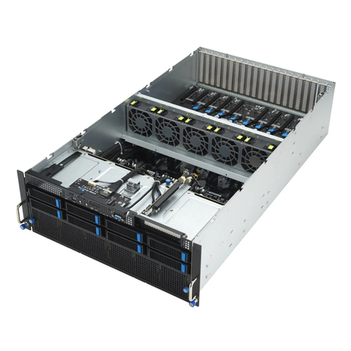 Серверная платформа ASUS ESC8000-E11, 4U, LGA4677, 8xPCIe 5.0, 3000 Вт