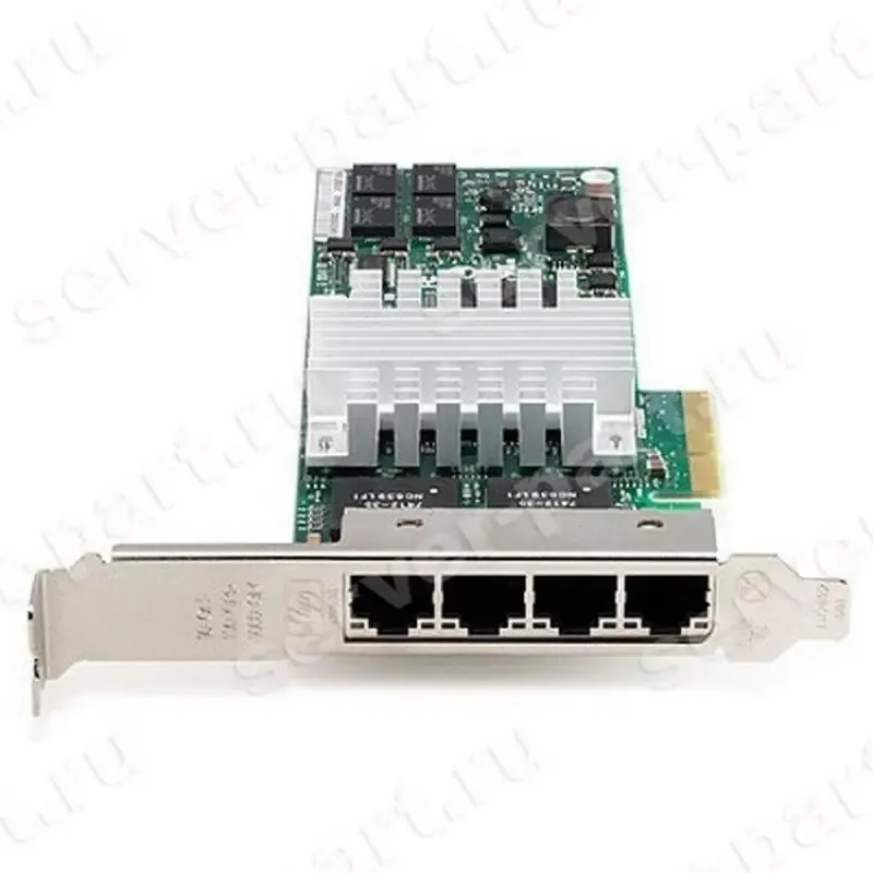 Сетевой адаптер HP 864449-002 Ethernet 1Gb 4-port, 4×RJ-45 1GbE, PCIe 2.0 x4, LP, фото 2