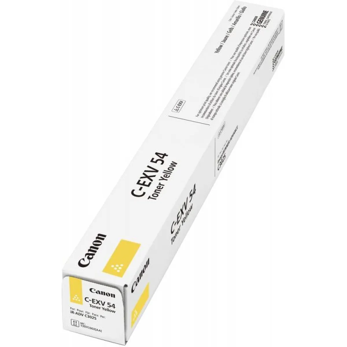 Тонер-картридж Canon C-EXV 54 Yellow (1397C002AA), жёлтый, 8500 стр. A4