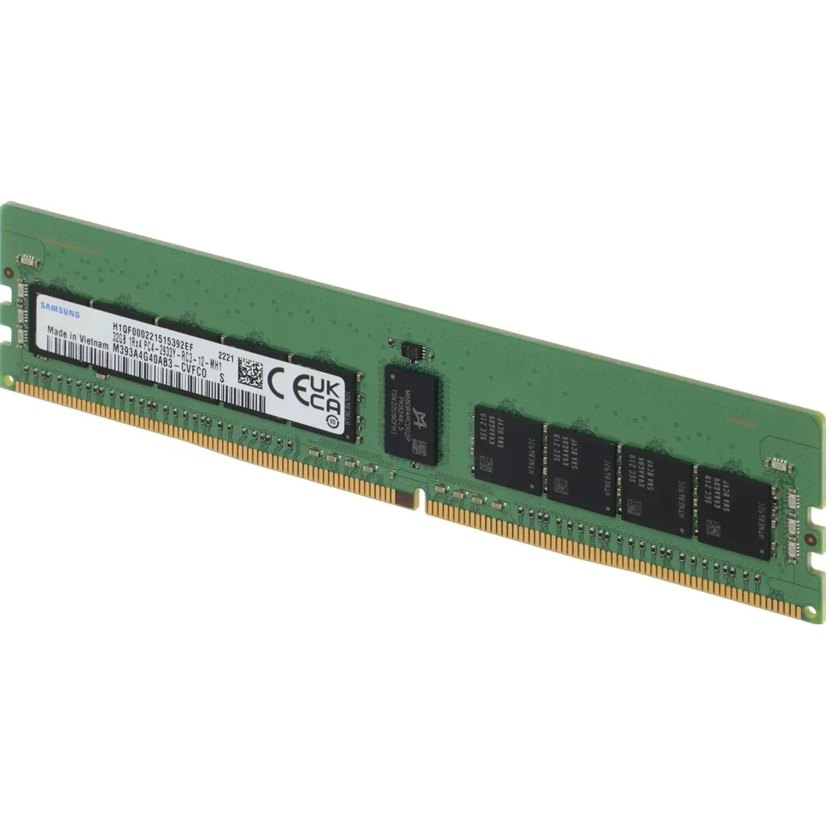 Модуль памяти Samsung M393A4G40AB3-CVF, DDR4 RDIMM, 32 ГБ, 2933 МГц, ECC