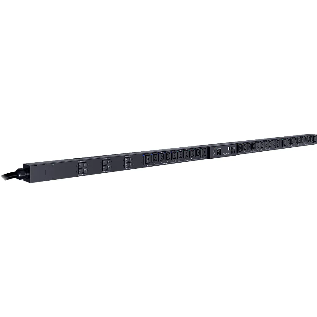 Блок распределения питания CyberPower PDU83402, 3 фазы, 0U, 32 А, 30 розеток, Switched, фото 2