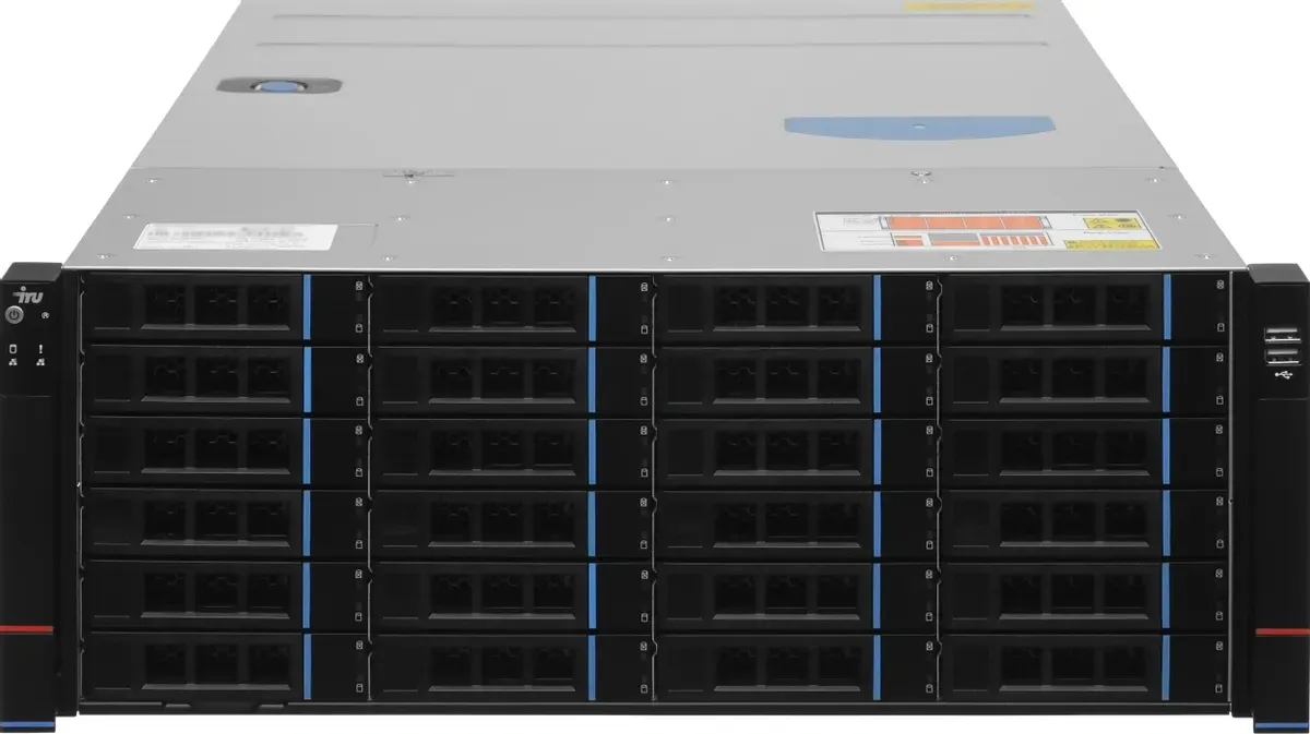 Сервер IRU Rock s4124ig3, Xeon Silver 4310, 2×32 ГБ, 9361-8I, 2×1600 Вт, 4U, фото 2