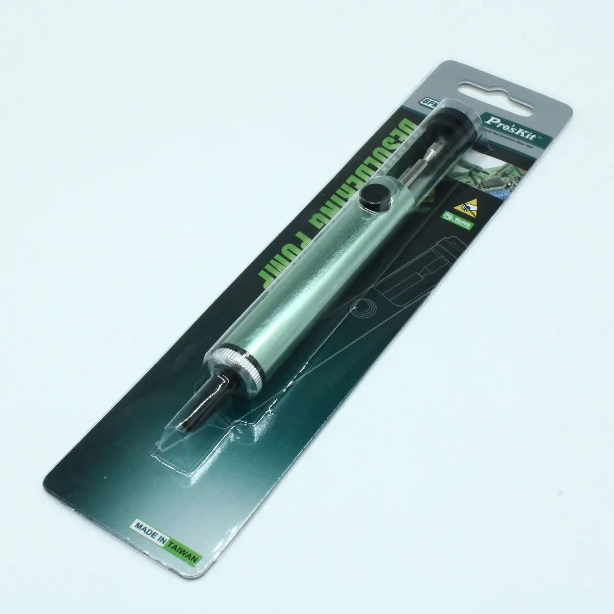 Отсос паяльный Pro'sKit 8PK-366D, ручной, антистатический, алюминий, 163 мм