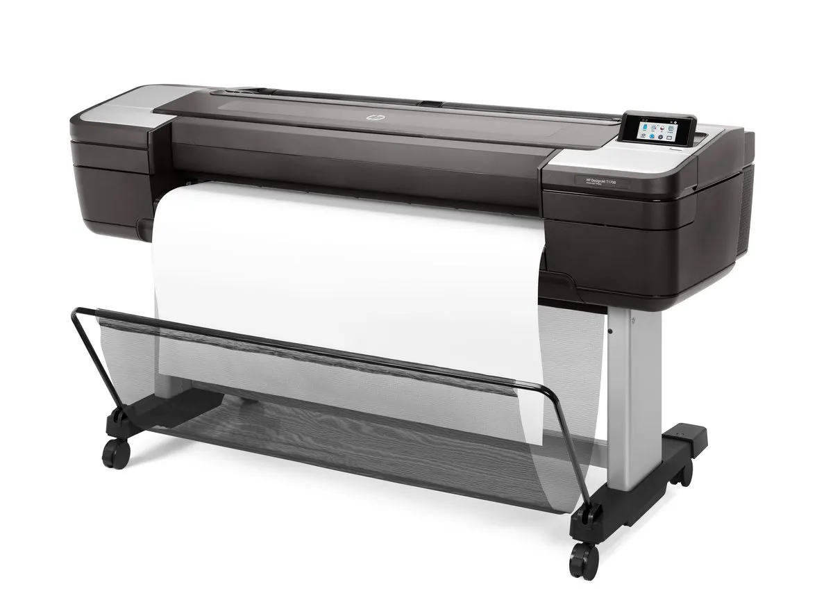 Плоттер HP DesignJet T1700 44-in PostScript (1VD87A), 1118 мм, 6 цветов, HDD 500 ГБ
