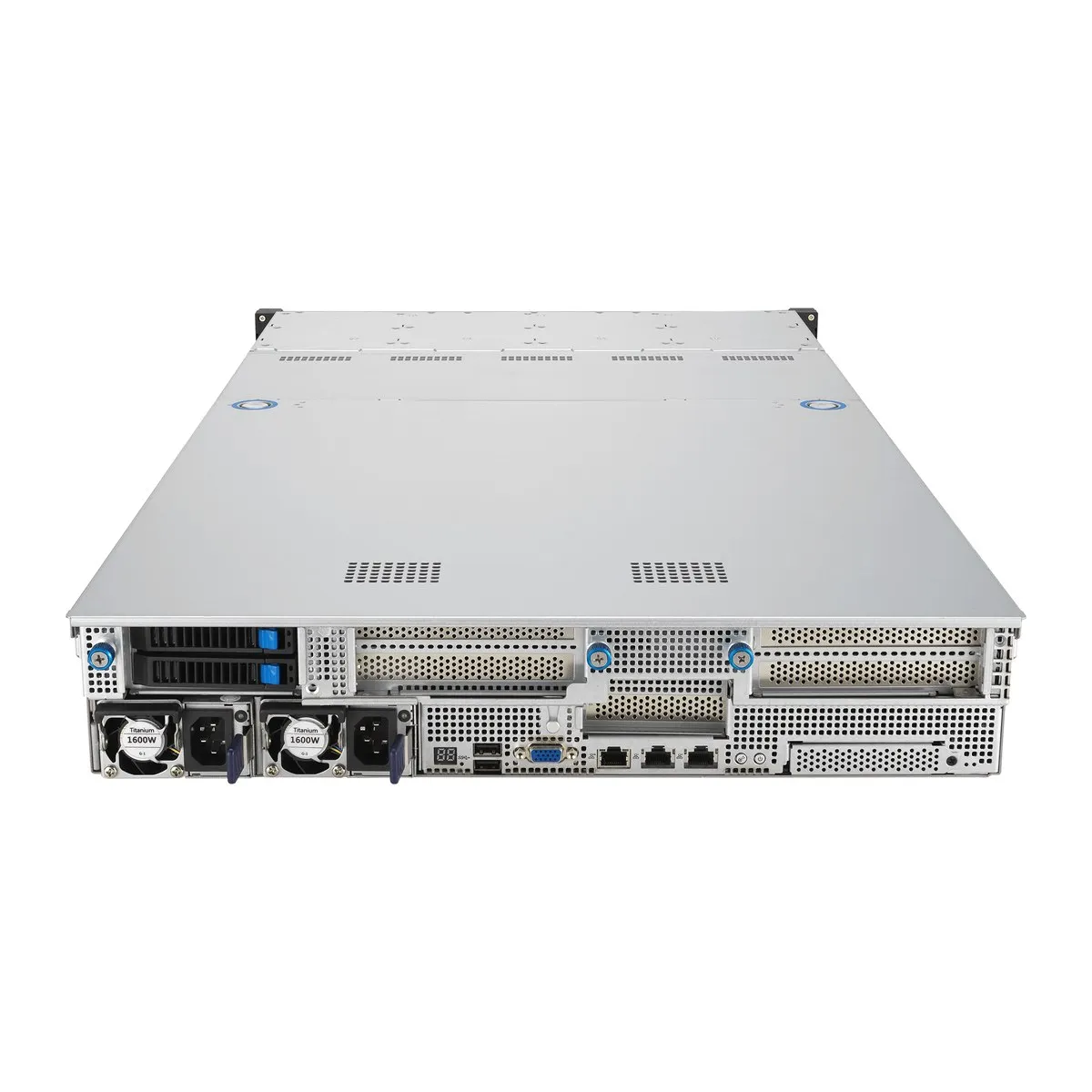 Серверная платформа ASUS RS521A-E12-RS24U, 2U, Socket SP5, 24×DDR5, 24×3.5" NVMe, 2×1GbE, 2000 Вт