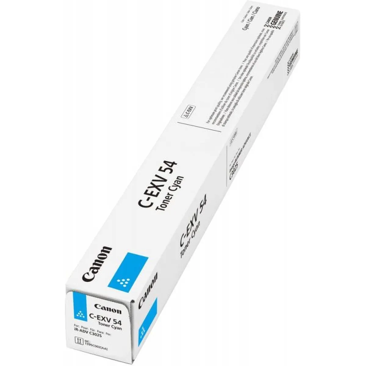 Тонер-картридж Canon C-EXV 54 Cyan (1395C002AA), 8500 стр. A4