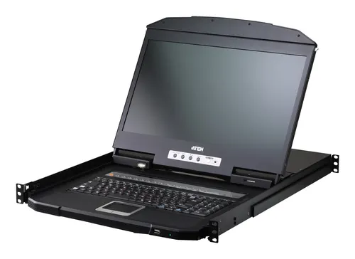 KVM-коммутатор ATEN CL3716INW-ATA-RG, 16 портов USB HDMI, ЖК 18.5", 1U, фото 2
