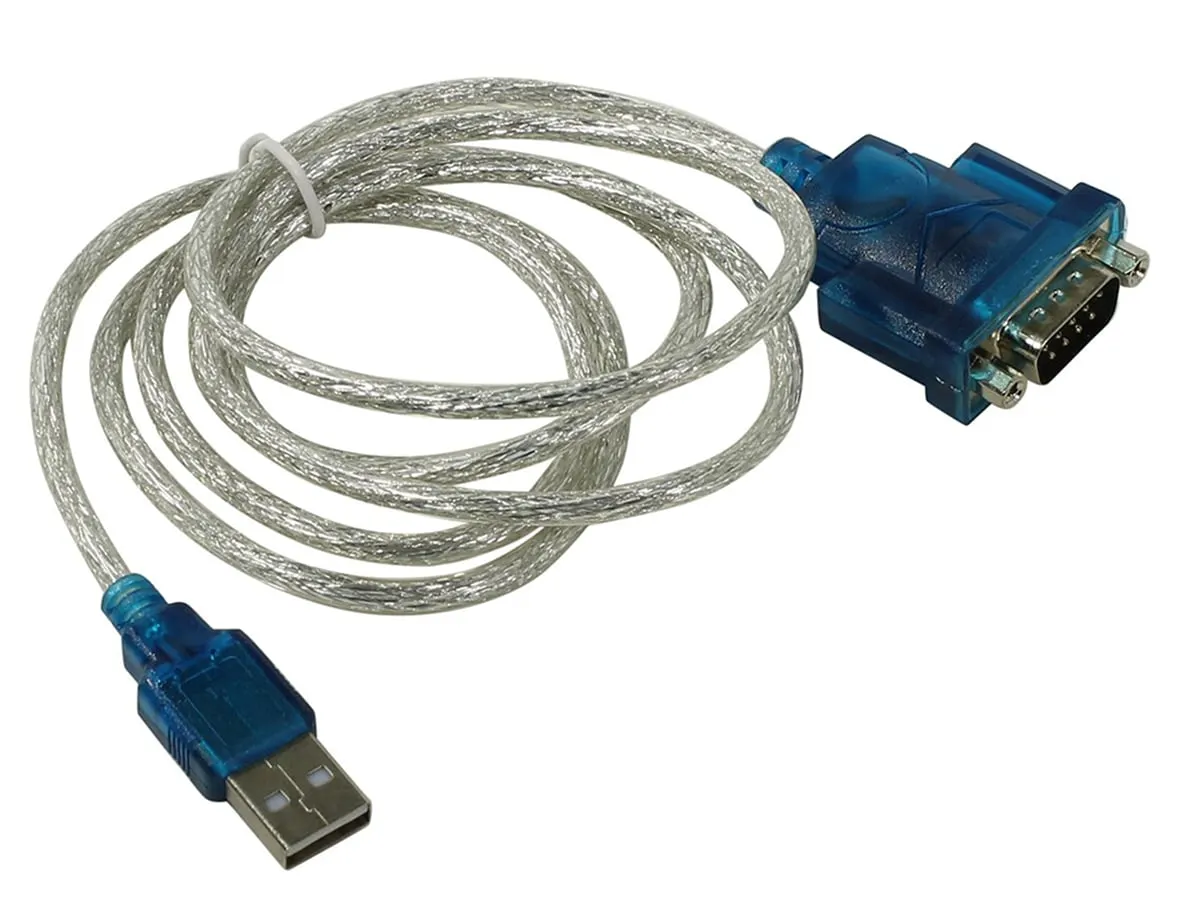 Кабель-адаптер ORIENT USS-112, USB-A — RS232 DB9M, 1.2 м, WCH CH340, фото 2