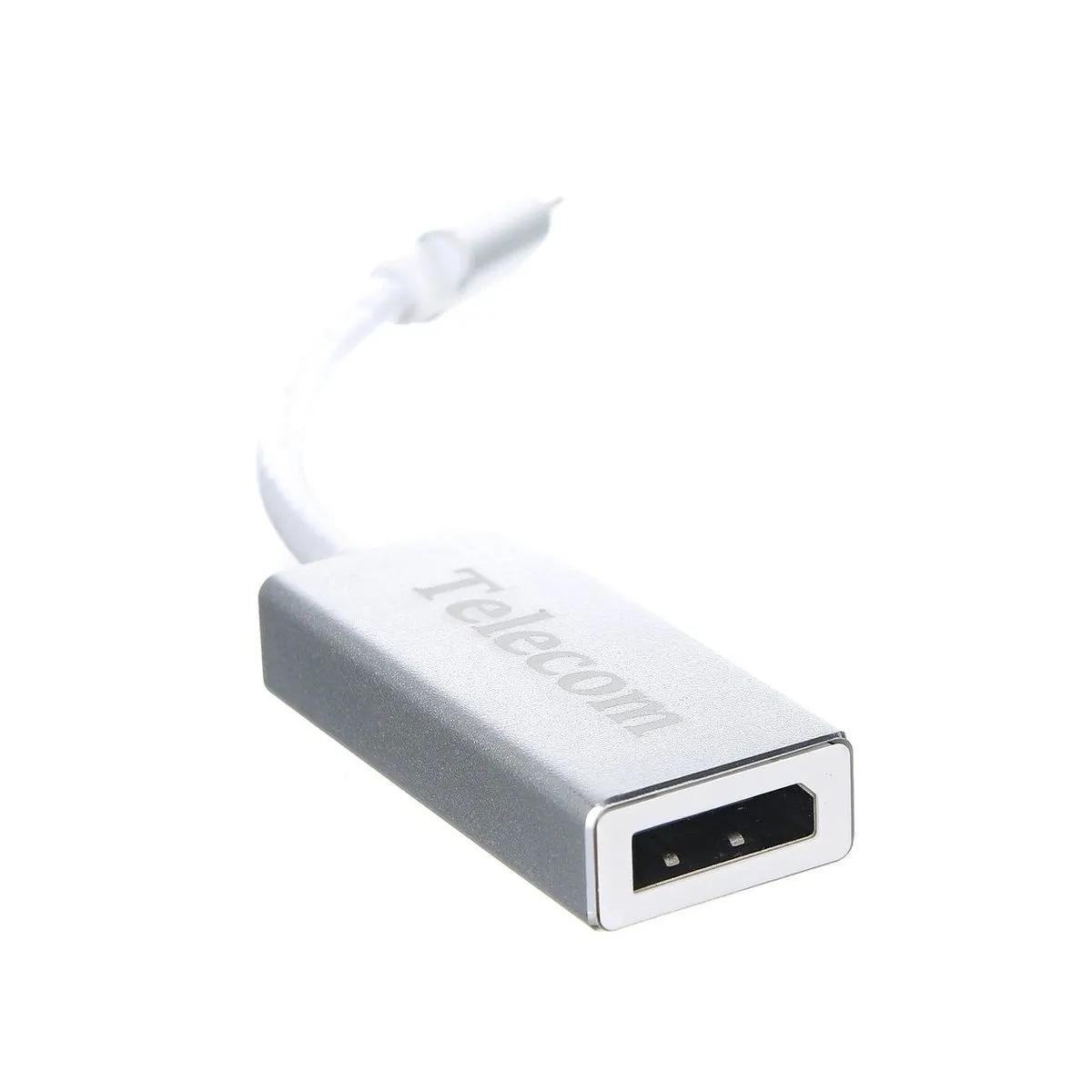 Кабель-адаптер Telecom TUC025, USB 3.1 Type-C (M) → DisplayPort (F), 4K@30 Гц, 0.1 м