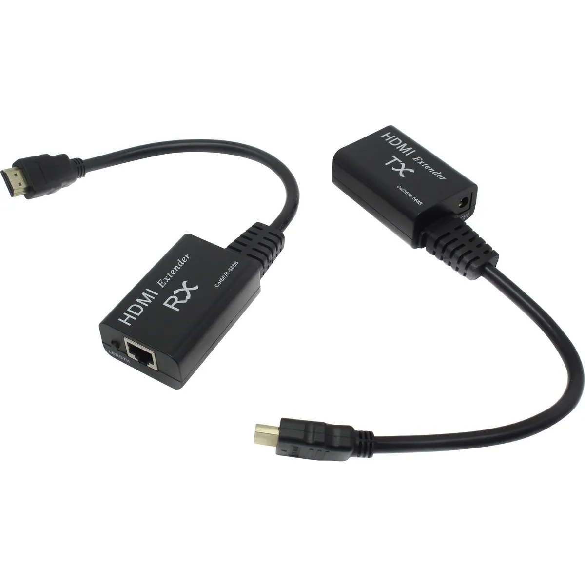 Удлинитель HDMI ORIENT VE044, HDMI 1.4a, до 60 м, 1920×1080 60 Гц, витая пара Cat5e/Cat6