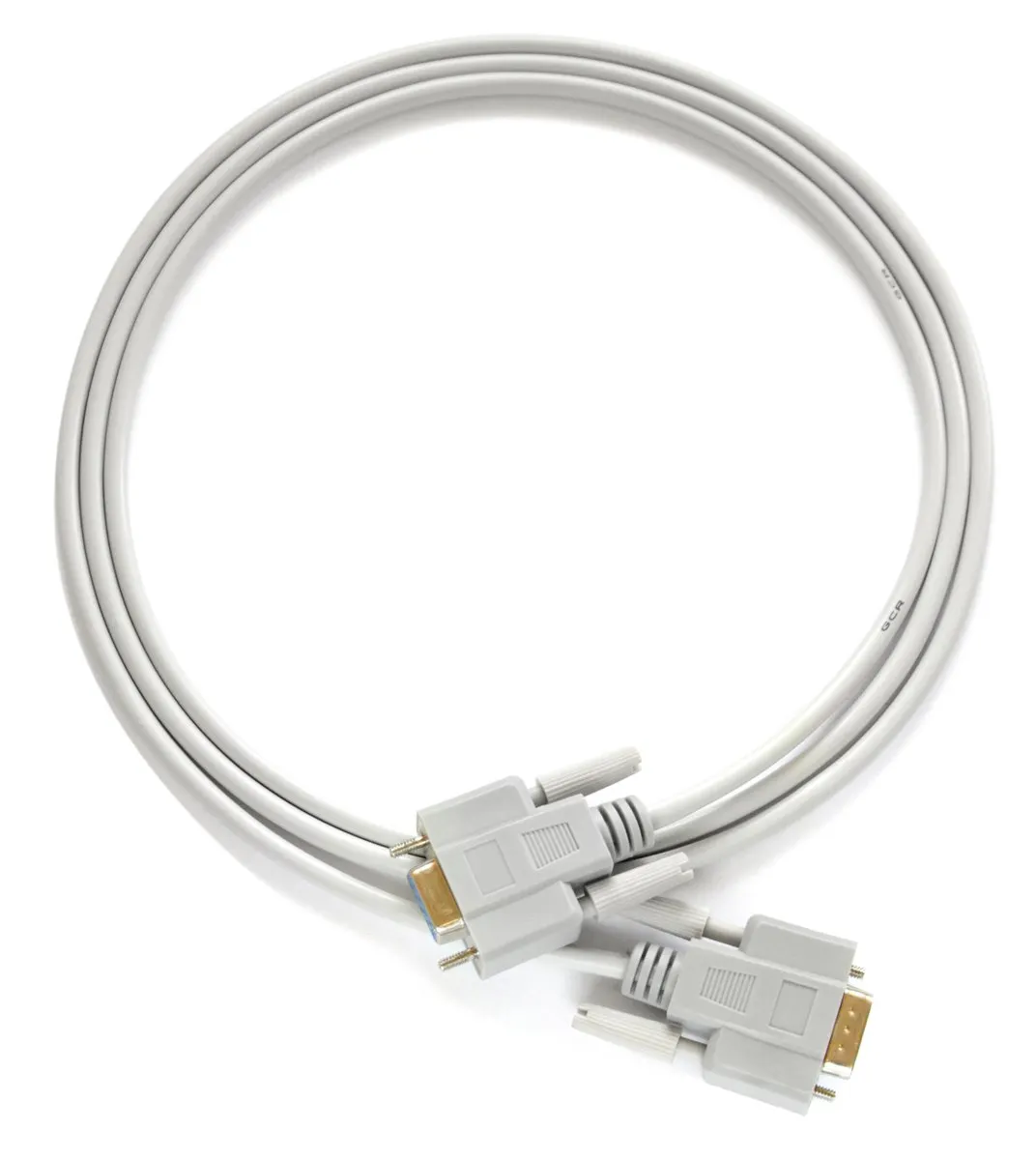 Кабель GCR GCR-DB902-1.8m, RS-232 DB9 M/M, нуль-модемный, 1.8 м, экранированный, фото 2