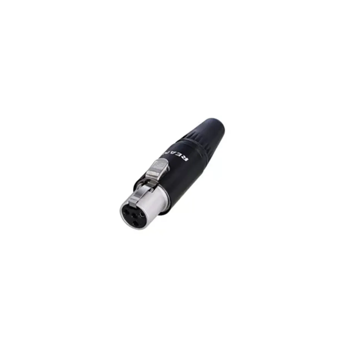 Разъём REAN RT4FC-B, XLR-4, гнездо, кабельный, под пайку, чёрный
