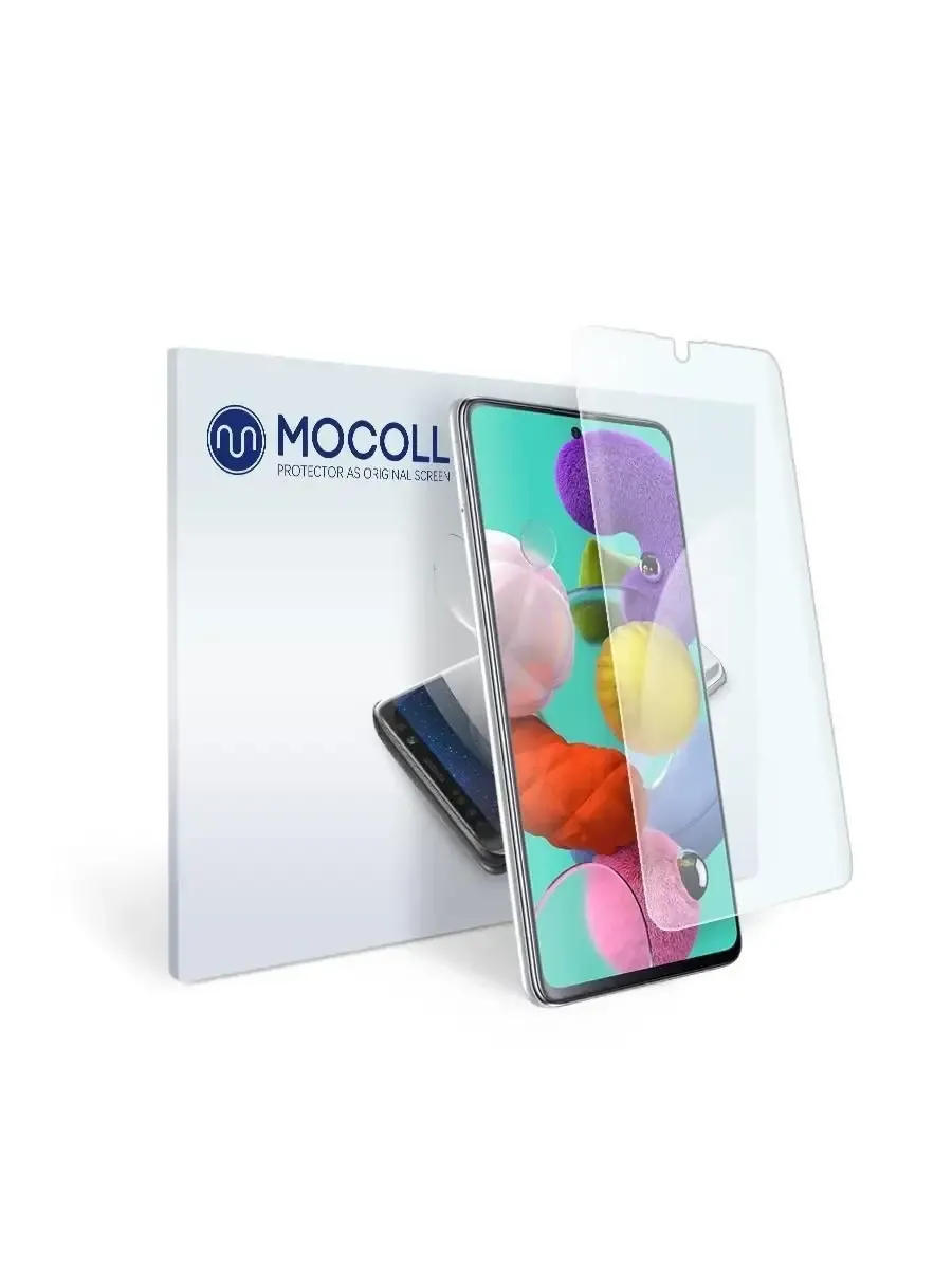 Защитная плёнка MOCOLL BLC-SAM-M21 для Samsung Galaxy M21, антибликовая, 0.15 мм, фото 2