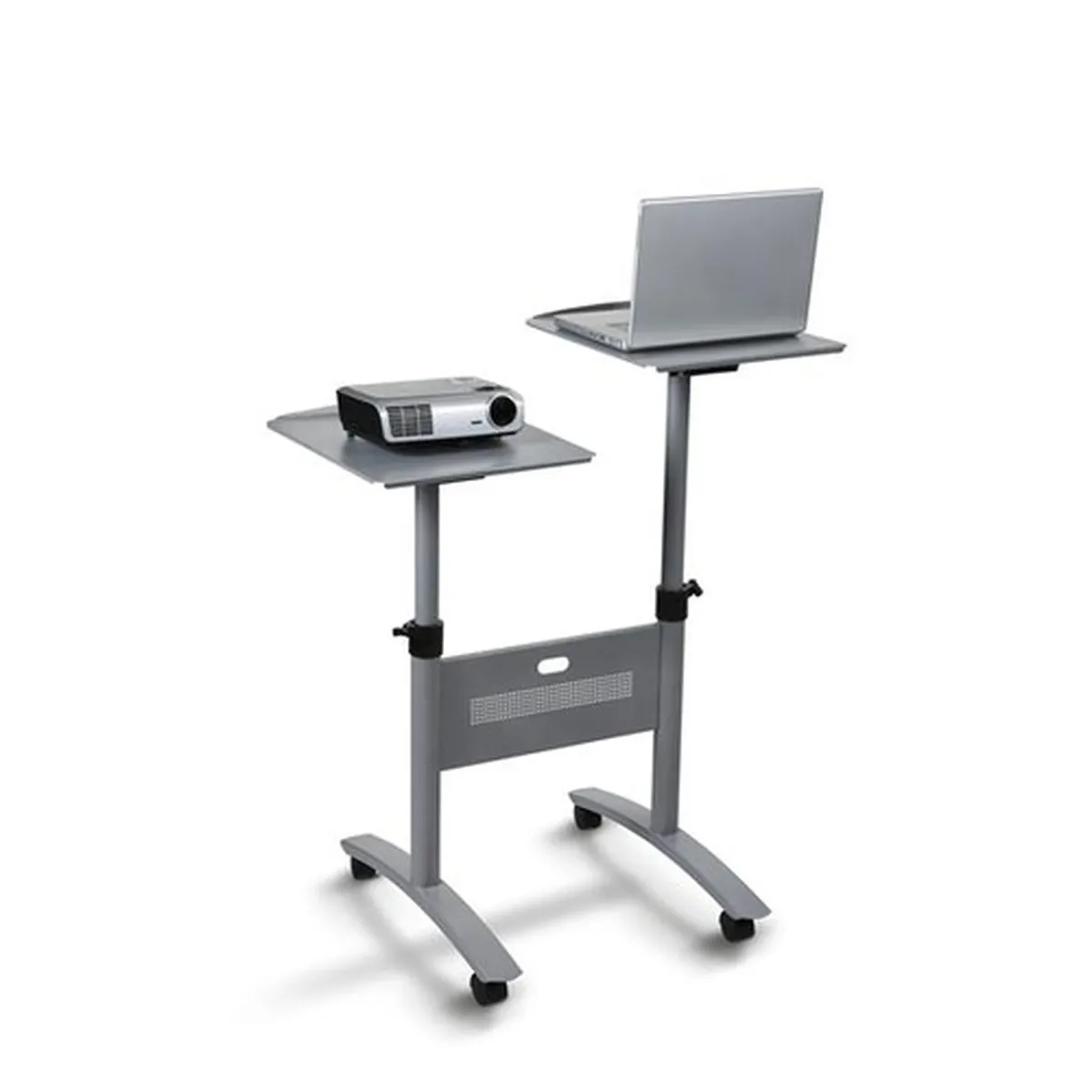 Подставка Nobo 1900791 для проектора и ноутбука, 2 полки, на колесиках