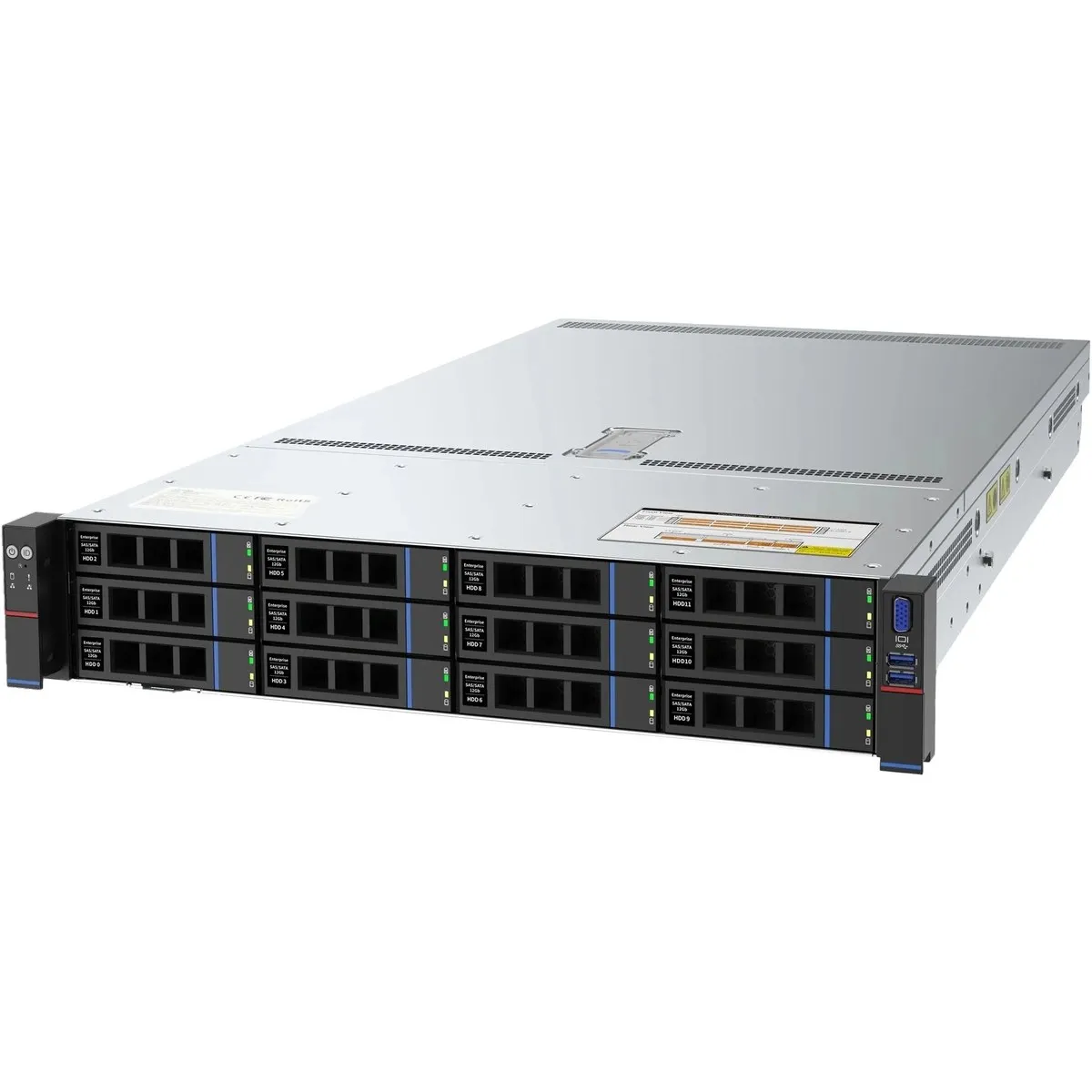 Сервер IRU Rock g2212p 2162505, 2×Xeon 8380, 4×32 ГБ, 2U, 2×1300 Вт