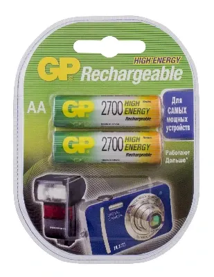Аккумулятор GP Batteries 270AAHC, NiMH, AA, 1,2 В, 2700 мАч, фото 2