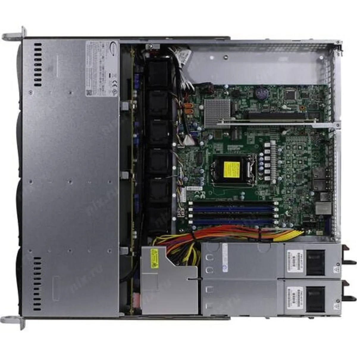 Серверная платформа Supermicro SYS-5019C-MR, 1U, LGA 1151, Intel C246, 2×1GbE, 2×400 Вт