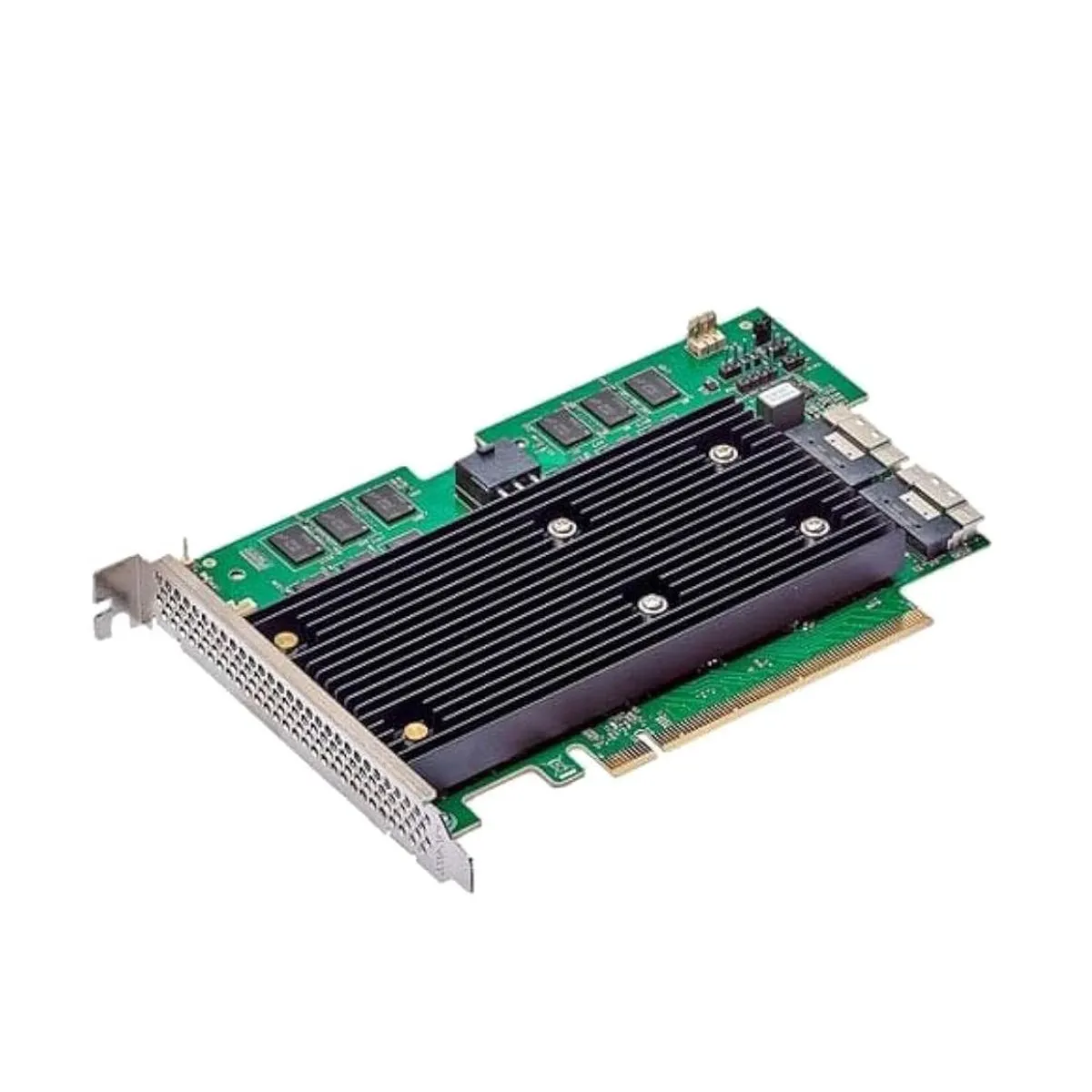 RAID-контроллер Broadcom MegaRAID 9670W-16i, PCIe 4.0 x16, 24G SAS/SATA/NVMe, 16 портов, 8 ГБ кэш