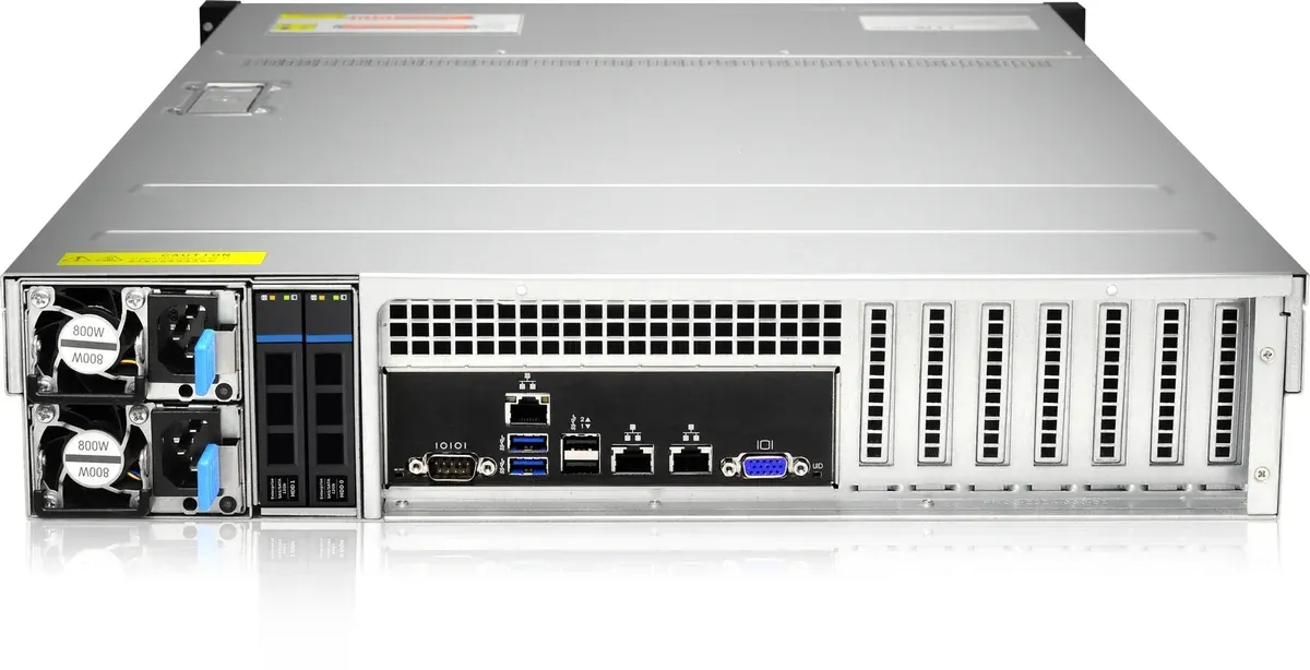 Сервер iRU Rock s2212g, 2×Xeon Gold 6430, 64 ГБ DDR5, 2×480 ГБ SSD + 2×4 ТБ SATA, 2U, фото 2