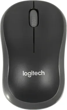 Мышь Logitech M185, беспроводная, оптическая, 1000 dpi, 2.4 GHz, серая, фото 2