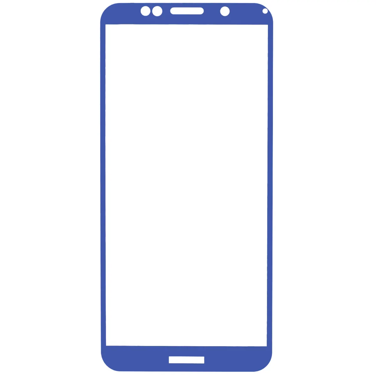 Защитное стекло Honor hwColor-57 для Honor 7A и Huawei Y5 (2018), 9H, Full Glue, фото 2
