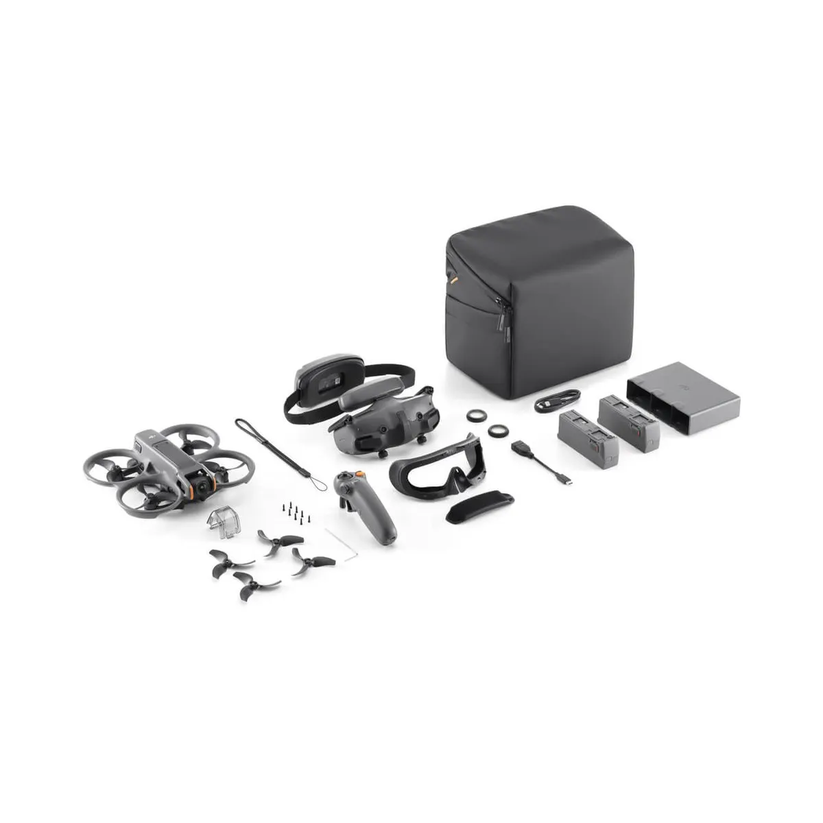 Квадрокоптер DJI Avata 2 Fly More Combo, FPV, 3 АКБ, 4K/100, 23 мин, 377 г