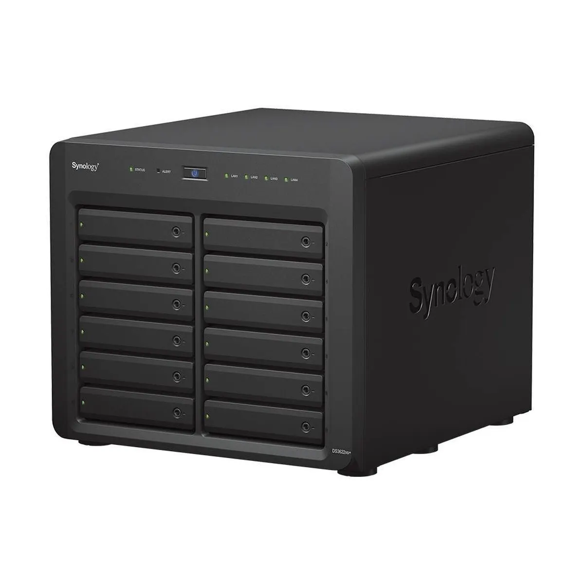 СХД Synology DS3622xs+, 12 отсеков SATA, Intel Xeon D-1531, 16 ГБ DDR4, 2×1GbE, 2×10GbE