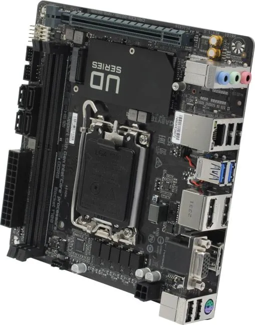 Материнская плата Gigabyte H610I, LGA1700, Intel H610, 2×DDR5, mini-ITX, фото 2