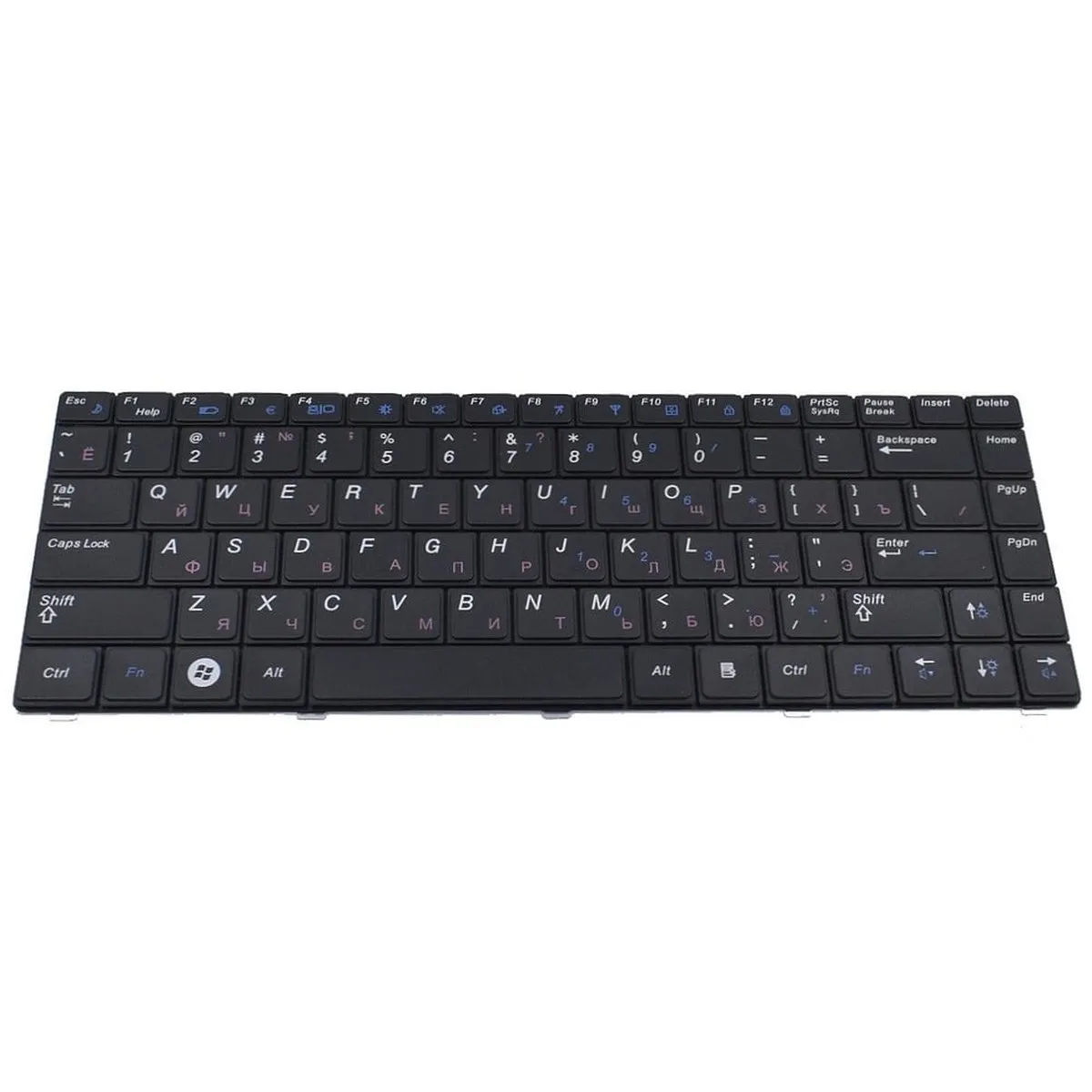 Клавиатура Samsung BA59-02490C для ноутбука, 86 клавиш, QWERTY, черная