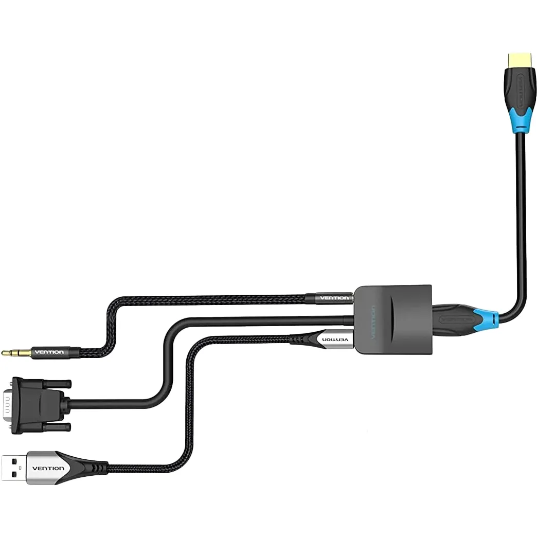 Конвертер Vention ACNBB, VGA + аудио → HDMI, до 1080p 60 Гц, HDMI 1.4, фото 2