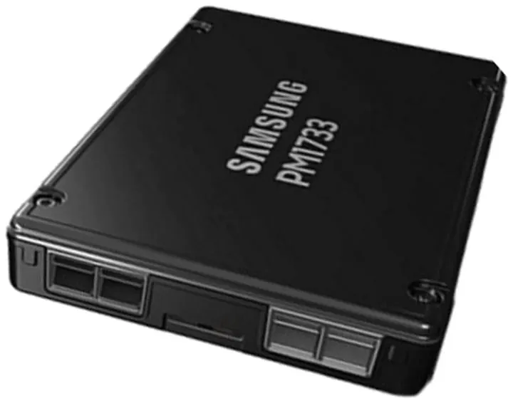 SSD Samsung PM1733 MZWLR7T6HALA-00007, 7.68 ТБ, U.2 2.5" 15 мм, NVMe PCIe 4.0 x4, фото 2
