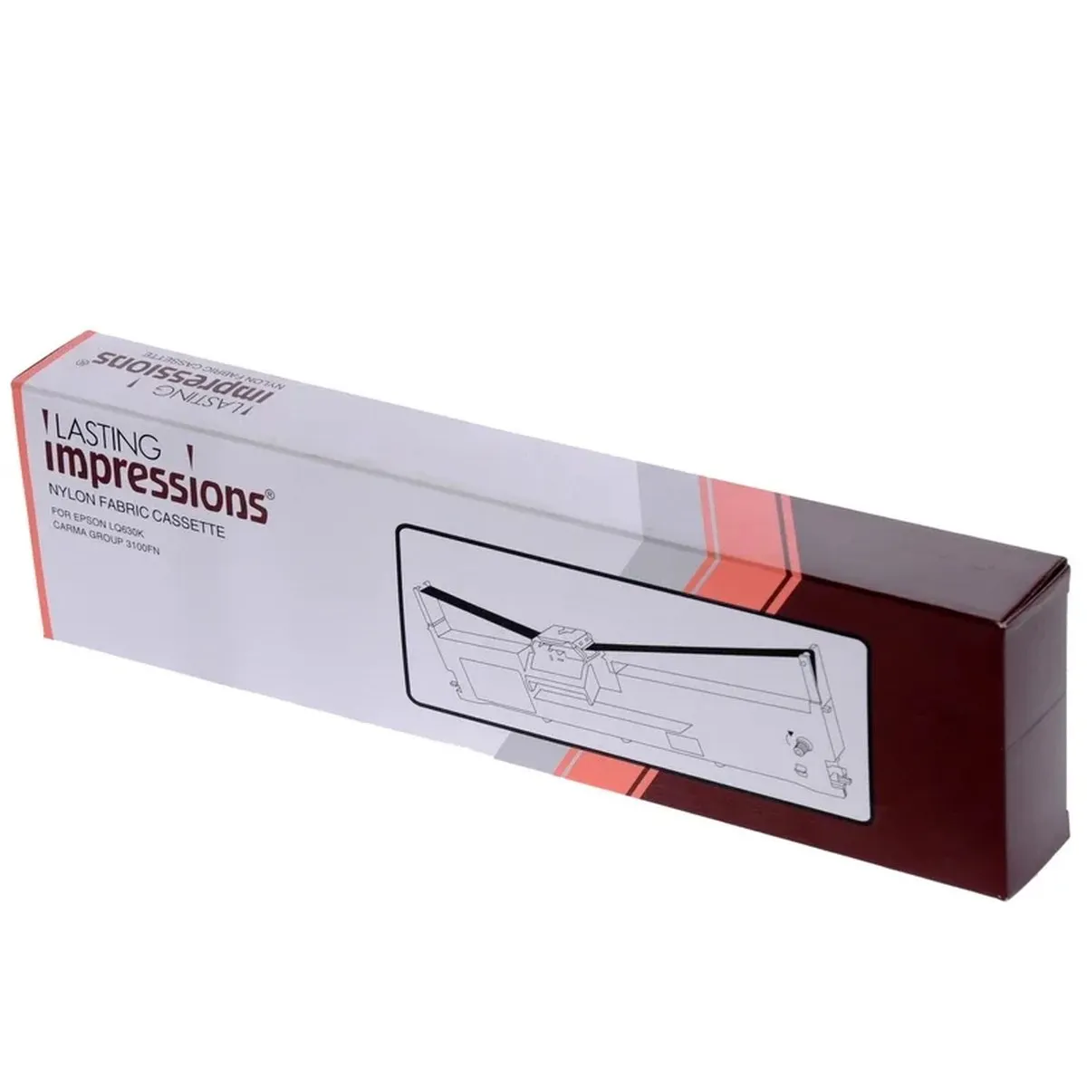 Картридж с красящей лентой Lasting Impressions 3100FN для Epson LQ-630, чёрный, 2 м