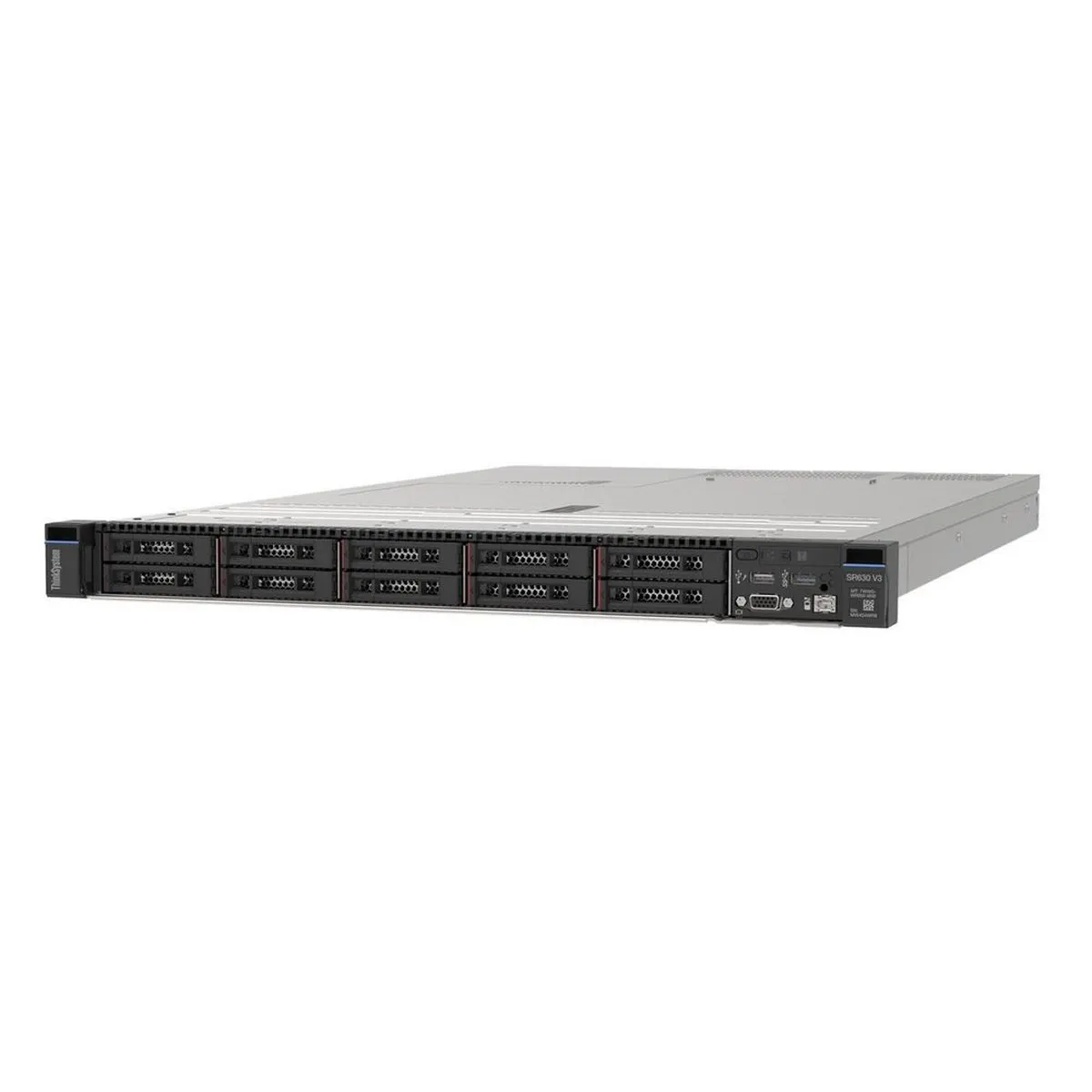 Сервер Lenovo ThinkSystem SR630 V3, 1U, Xeon Silver 4510, 32 ГБ DDR5, 4×3.5" SAS
