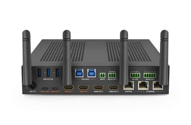 Коммутатор Wyrestorm SW-640L-TX-W, 2×USB-C + 2×HDMI вход, 2×HDMI выход, 4K60, USB 3.0, фото 2
