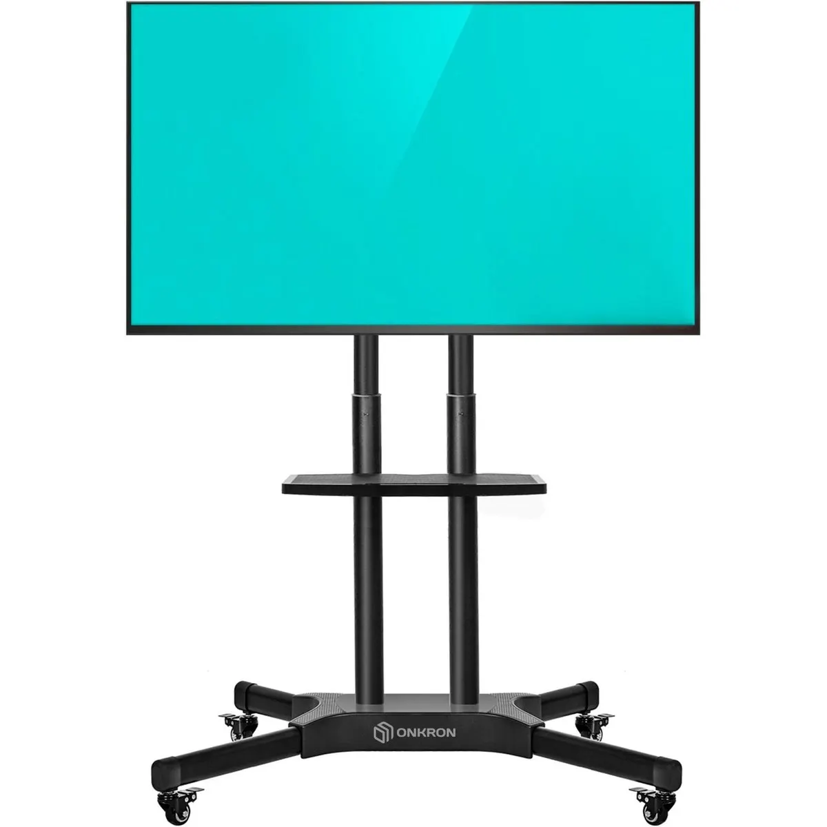 Стойка ONKRON TS1351-B, 32–65", до 50 кг, напольная мобильная