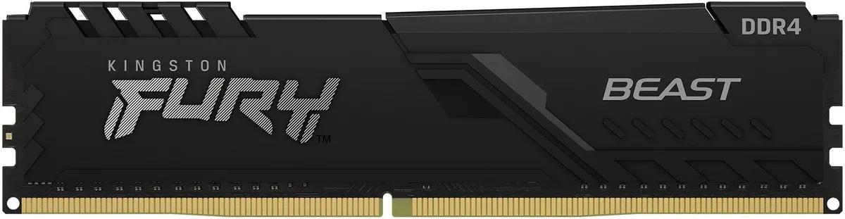 Модуль памяти Kingston FURY Beast KF432C16BB/16, DDR4, 16 ГБ, 3200 МГц, CL16, DIMM, фото 2