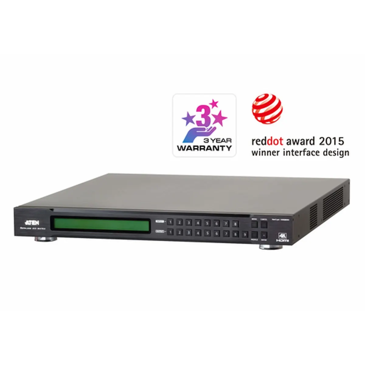 Матричный коммутатор ATEN VM6809H-AT-G, 4K HDMI, 8×9, с масштабированием