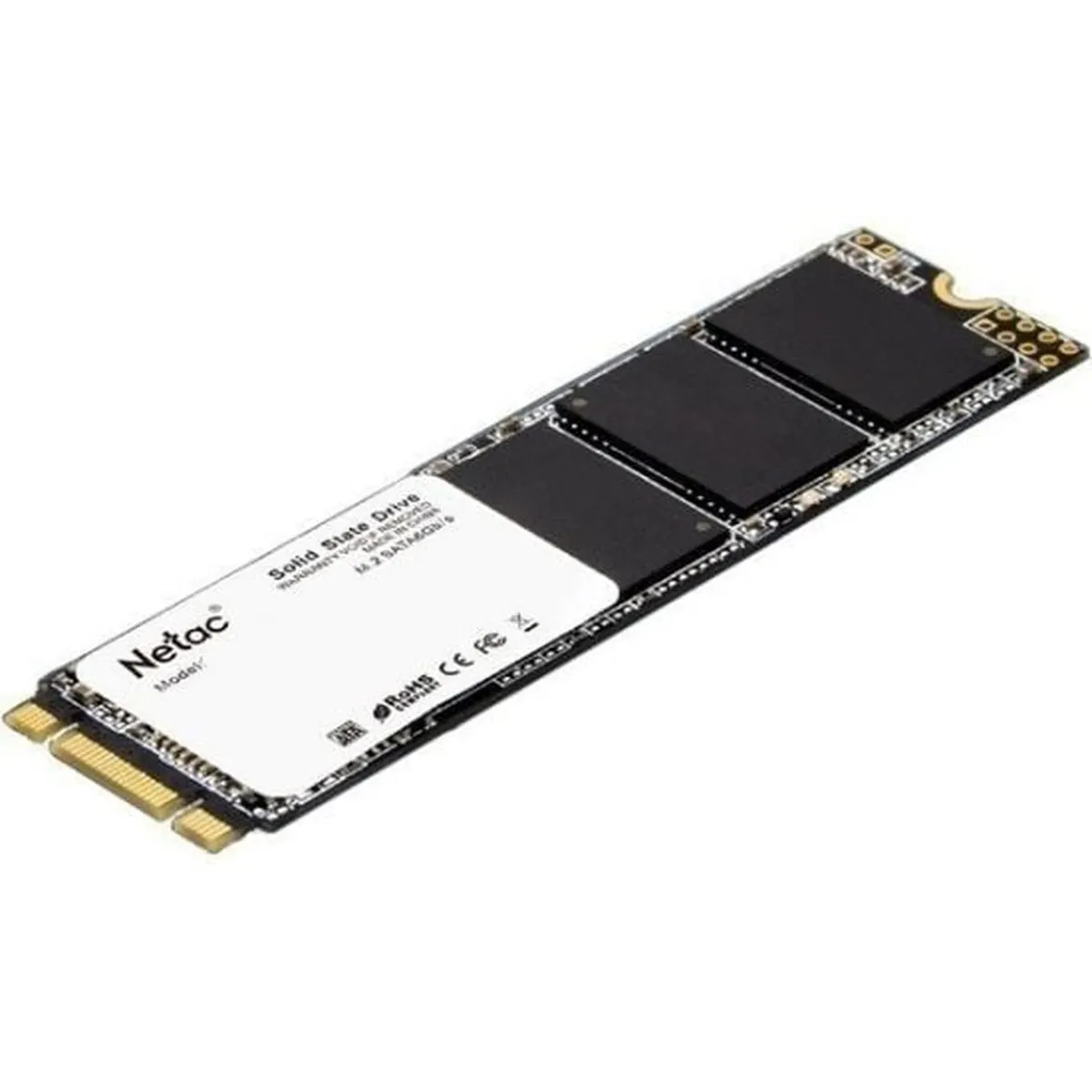 SSD Netac N535N NT01N535N-256G-N8X, 256 ГБ, M.2 2280, SATA, 3D NAND