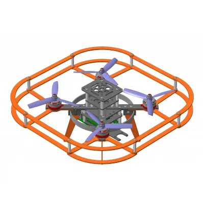 Конструктор квадрокоптера Quadrone phoenix-4-standart, рама 210 мм, до 15 мин полета, с пультом, фото 2