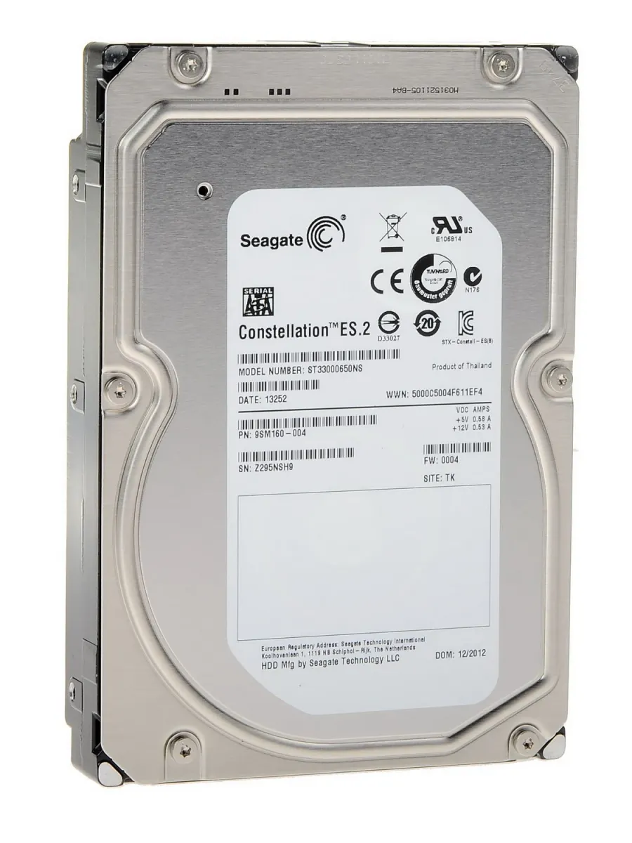 Жесткий диск Seagate Constellation ES.2 ST33000650SS, 3 ТБ, SAS 2.0, 3.5", 7200 об/мин, фото 2