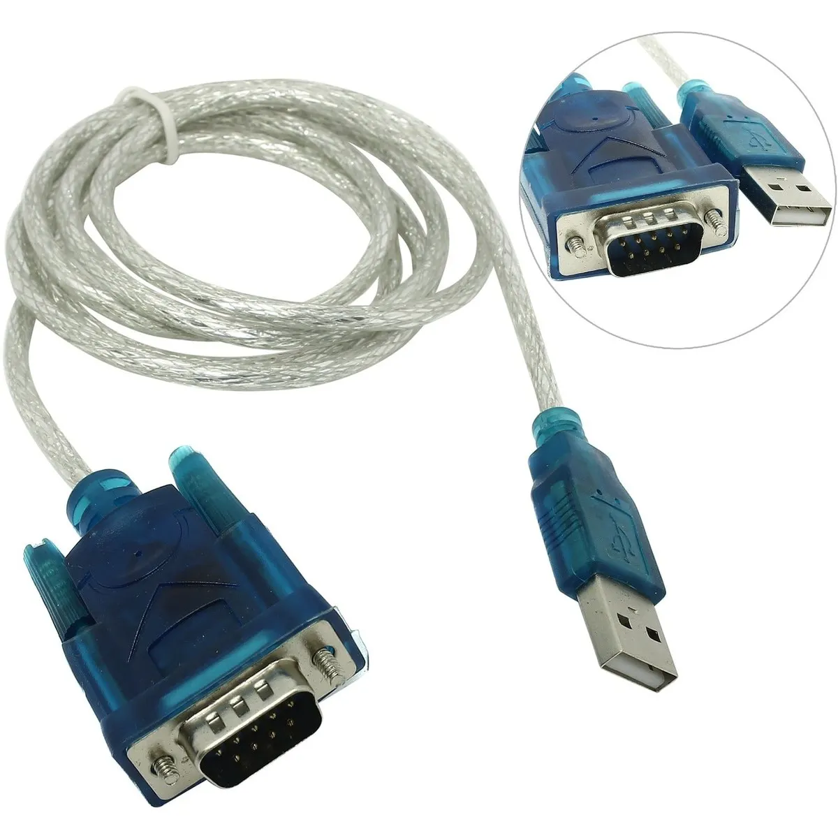 Кабель-адаптер VCOM VUS7050, USB-A — COM 9pin, 1,2 м