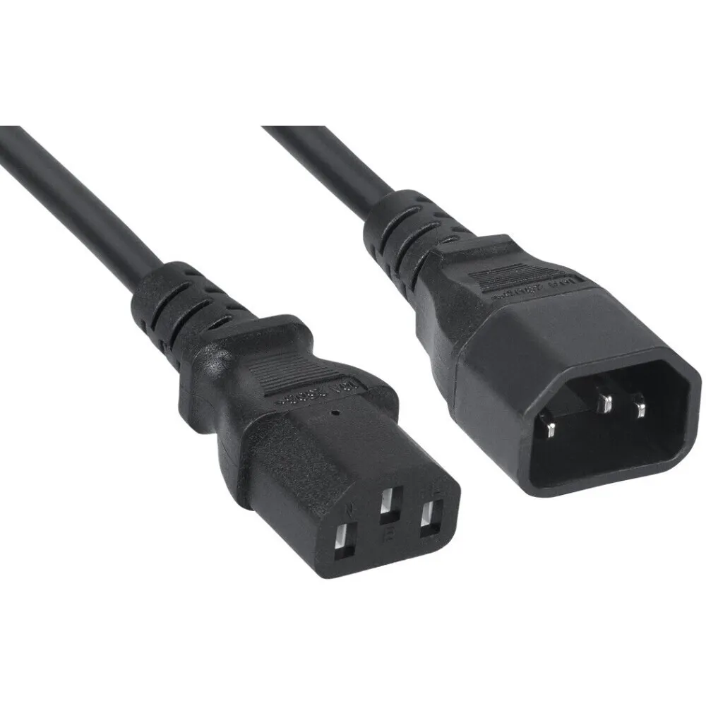 Кабель питания Cablexpert PC-189-15, IEC-320 C13–C14, 4.5 м, 6 А, фото 2