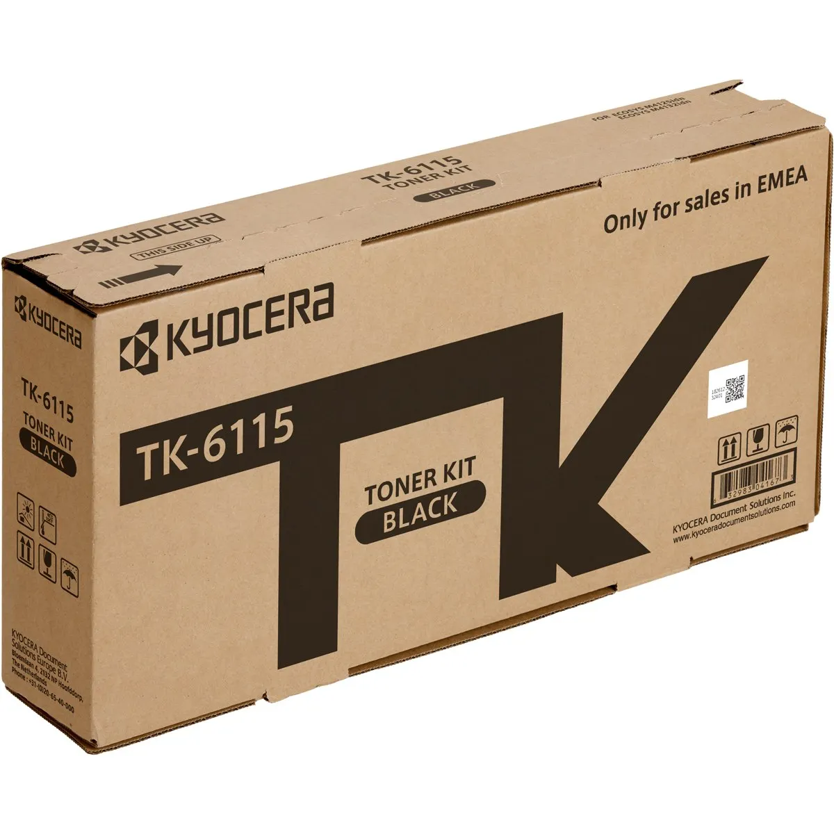 Тонер-картридж Kyocera TK-6115 (1T02P10NL0), черный, 15 000 страниц, ISO/IEC 19752