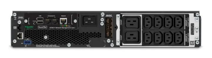 ИБП APC by Schneider Electric Smart-UPS SRT SRT3000RMXLI-NC, 3000 ВА/2700 Вт, On-Line, Rack 2U, фото 2
