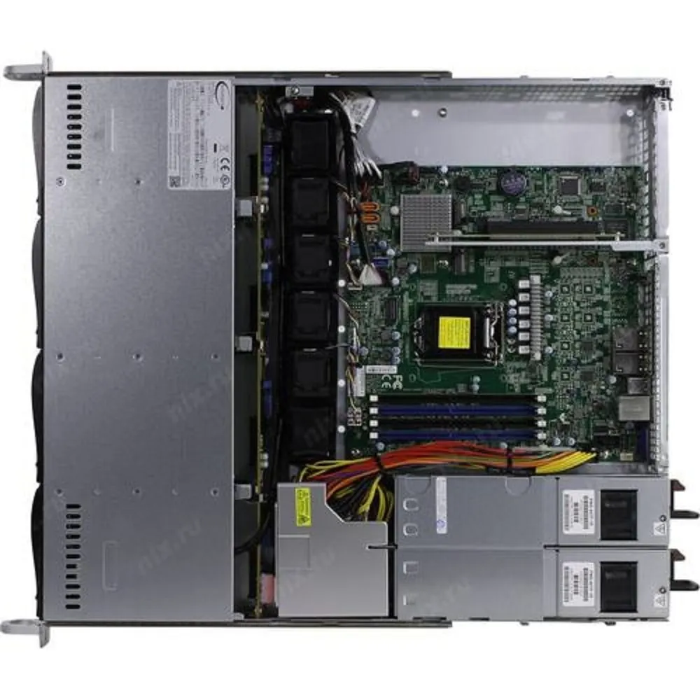 Серверная платформа Supermicro SYS-5019C-MR, 1U, LGA 1151, Intel C246, 2×1GbE, 2×400 Вт, фото 2